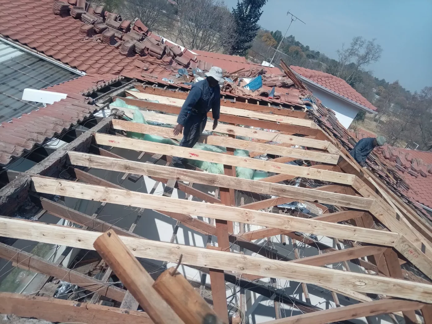 Roofing Sagging Roof Structure Replacement