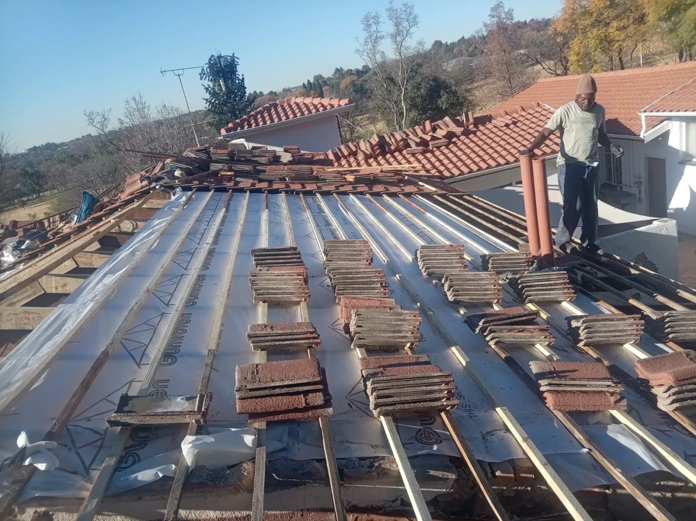 Roofing Sagging Roof Structure Replacement