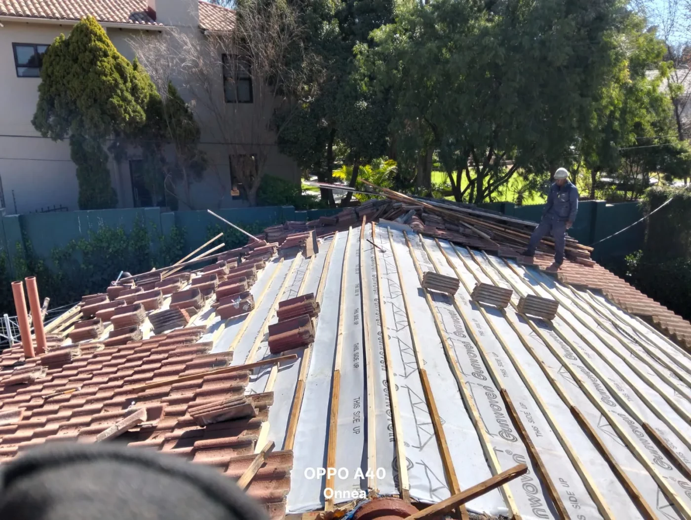 Roofing Sagging Roof Structure Replacement
